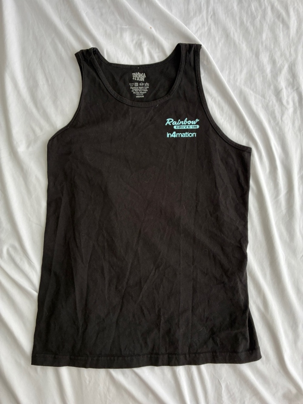Rainbow Drive-In Black Men's Tank Top